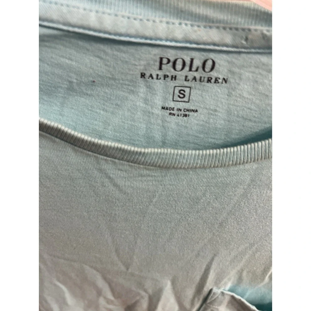 Polo Ralph Lauren‎ Crew Neck T Shirt Mens Size Small Blue